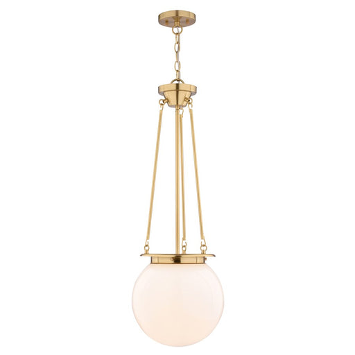 Vaxcel Kent 11.75" 1 Lt Pendant, Muted Brass - P0446