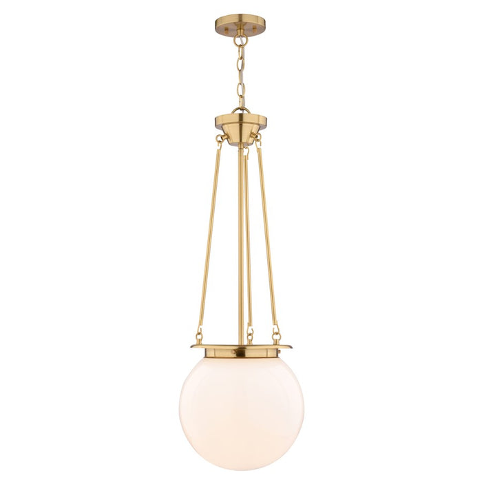 Vaxcel Kent 11.75" 1 Lt Pendant, Muted Brass - P0446