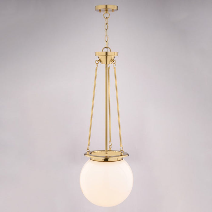 Vaxcel Kent 11.75" 1 Lt Pendant, Muted Brass