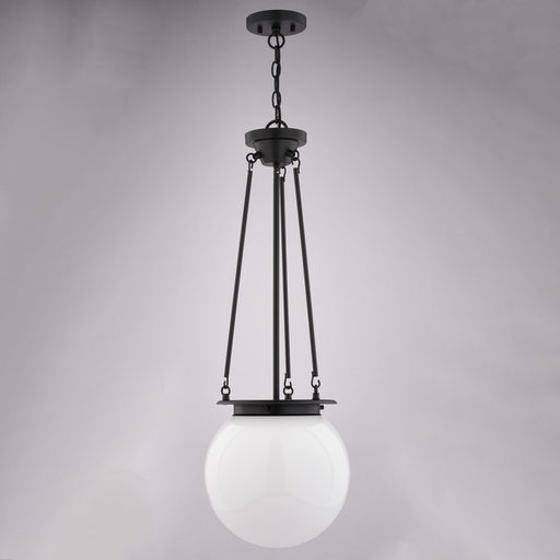 Vaxcel Kent 11.75" 1 Lt Pendant, Matte Black