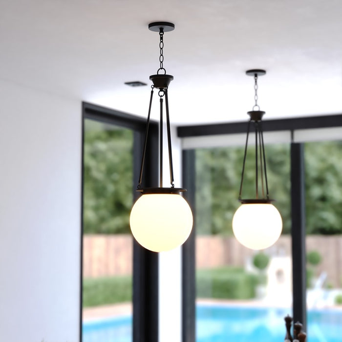 Vaxcel Kent 11.75" 1 Lt Pendant, Matte Black