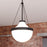 Vaxcel Lincoln 12.75" 1 Lt Pendant, Matte Black