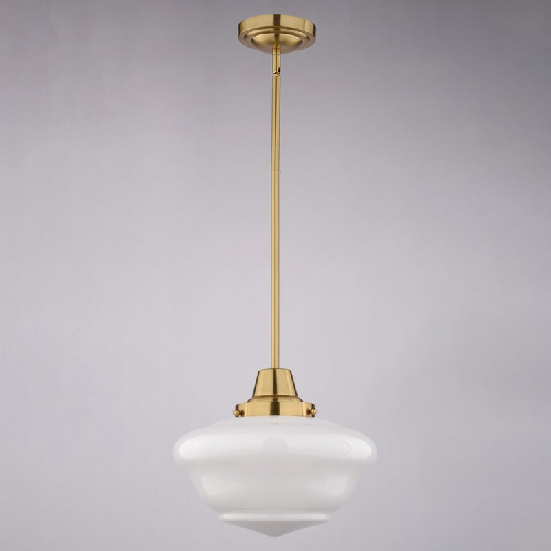 Vaxcel Eastgate 12" 1 Lt Pendant Antique Gold, Antique Gold