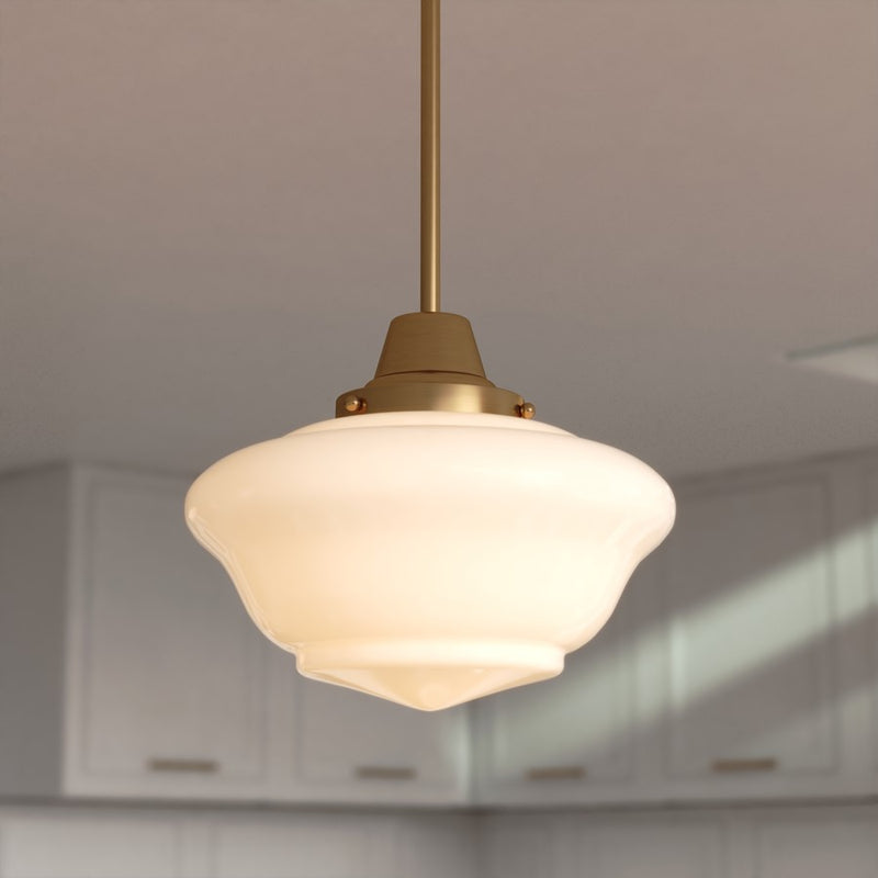 Vaxcel Eastgate 12" 1 Lt Pendant Antique Gold, Antique Gold
