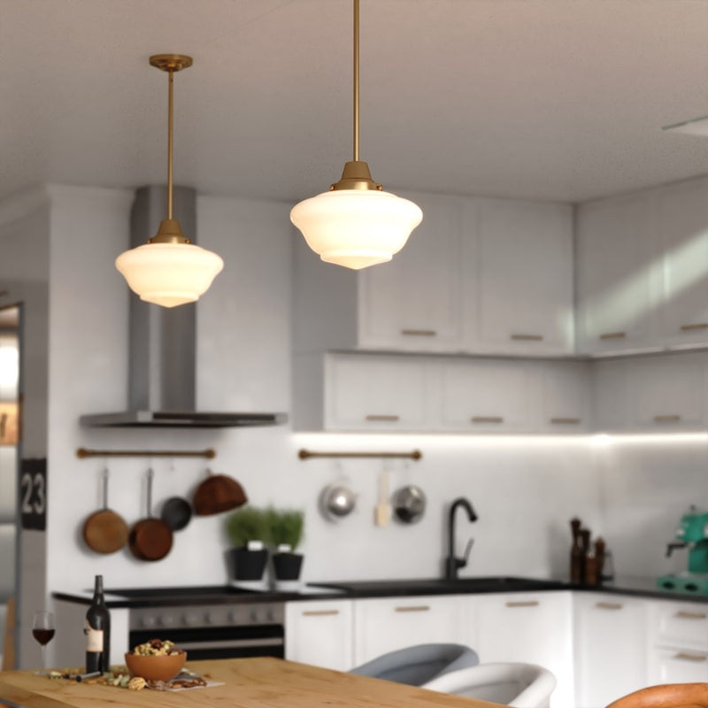 Vaxcel Eastgate 12" 1 Lt Pendant Antique Gold, Antique Gold
