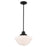 Vaxcel Eastgate 12" 1 Lt Pendant, Matte Black - P0453