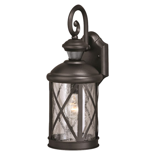 Vaxcel Henderson Dusk to Dawn Outdoor Wall Light, Black - T0435A