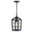 Vaxcel Gage 1 Light 7" Outdoor Pendant, Volcanic Black/Clear