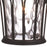 Vaxcel Abigail 1 Light 7.5" Outdoor Motion Sensor Wall Light, BK/Clear