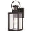 Vaxcel Medinah 1 Light 5" Outdoor Motion Sensor Wall Light, Black/Clear