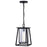 Vaxcel Blackwell 1 Light 8" Outdoor Pendant, Matte Black/Clear