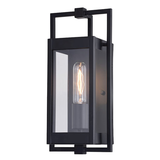 Vaxcel Sheridan 6" Outdoor Wall Light, Matte Black - T0687