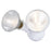 Vaxcel 6.75" 2 Light Outdoor Security Flood Light, White - T0689