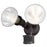 Vaxcel 6.75" 2 Light Outdoor Motion Sensor Security Flood Light, Bronze - T0693