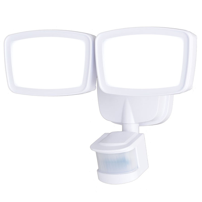 Vaxcel 10.75" 2L LED Outdoor Security Flood Light, White 180Deg - T0698