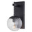 Vaxcel Keeler 6" Outdoor Wall Light, Matte Black - T0714