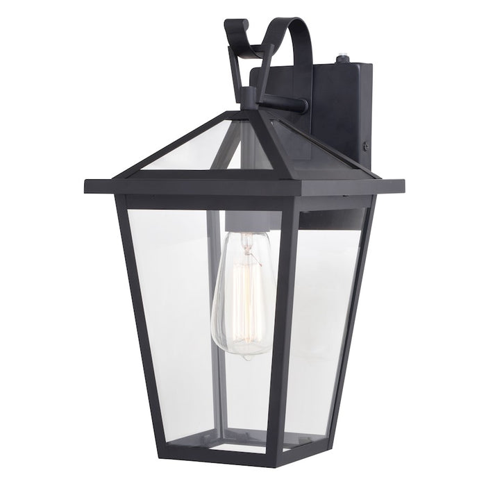 Vaxcel Derby 8" Outdoor Wall Light, Matte Black - T0716