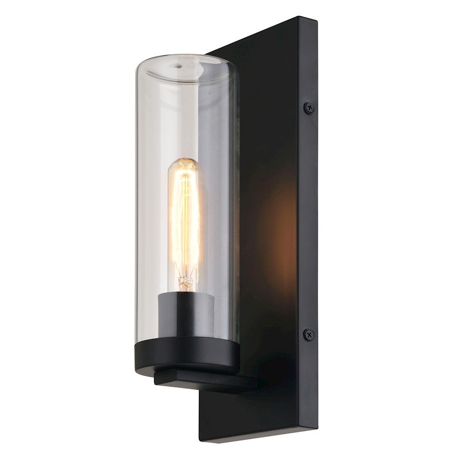 Vaxcel Grantley 4.75" Outdoor Wall Light, Matte Black - T0719