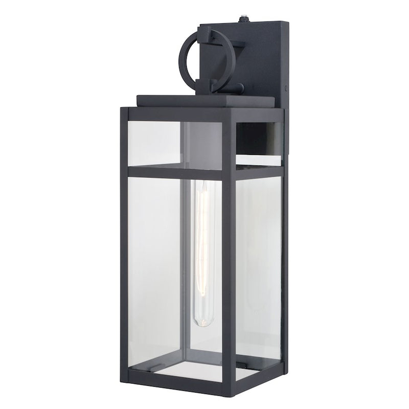 Vaxcel Hubbard 6" Outdoor Wall Light, Textured Black - T0721