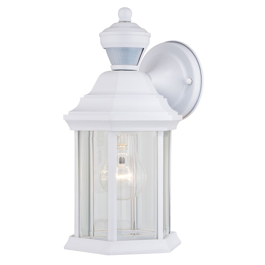 Vaxcel Auburn Dualux 6.25" Outdoor Wall Light, Textured White - T0730