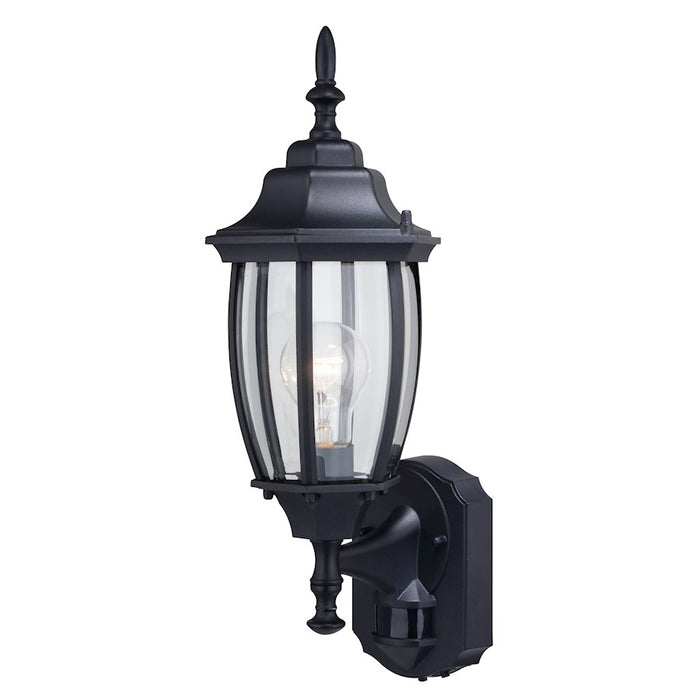 Vaxcel Rogers Park Dualux 6.5" Outdoor Wall Light, Textured Black - T0734
