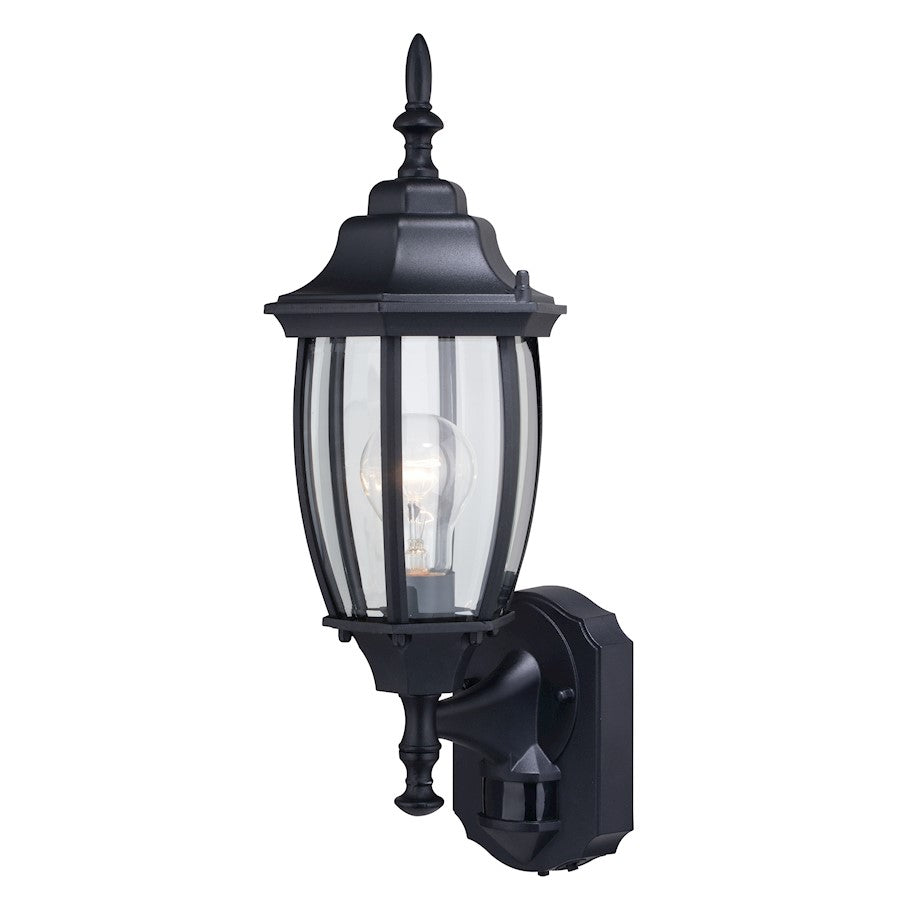 Vaxcel Rogers Park Dualux 6.5" Outdoor Wall Light, Textured Black - T0734