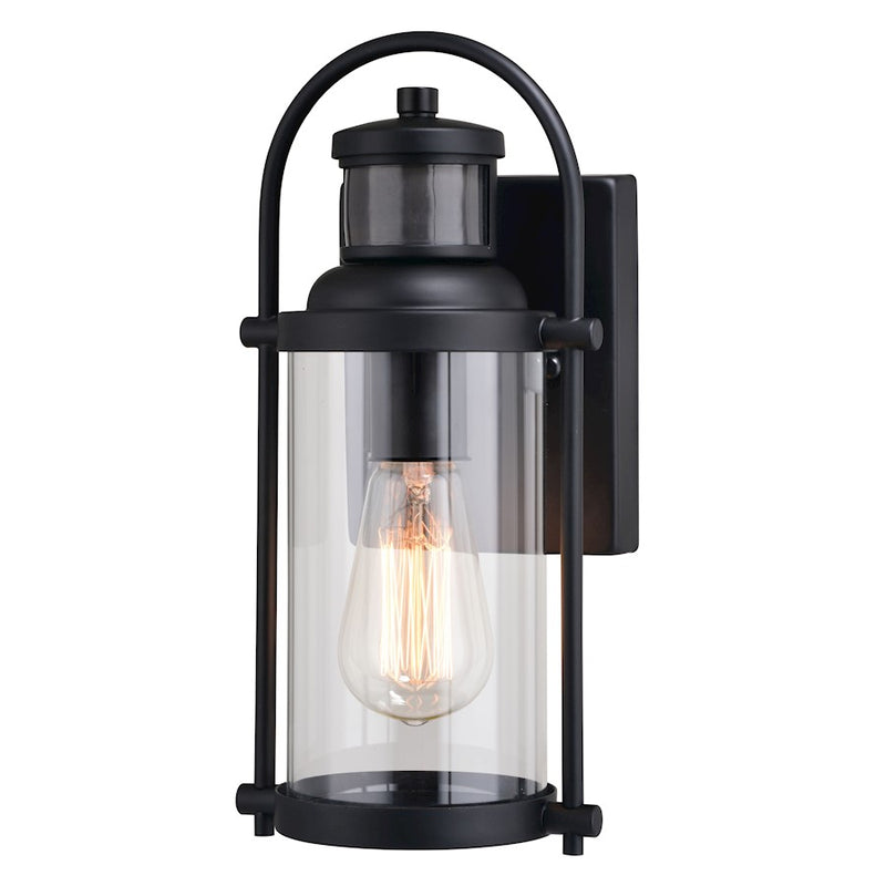 Vaxcel Winfield Dualux 5.75" Outdoor Wall Light, Matte Black - T0737