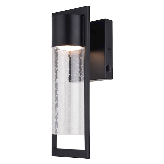 Vaxcel Sawyer 5" LED Outdoor Wall Light, Matte Black - T0743