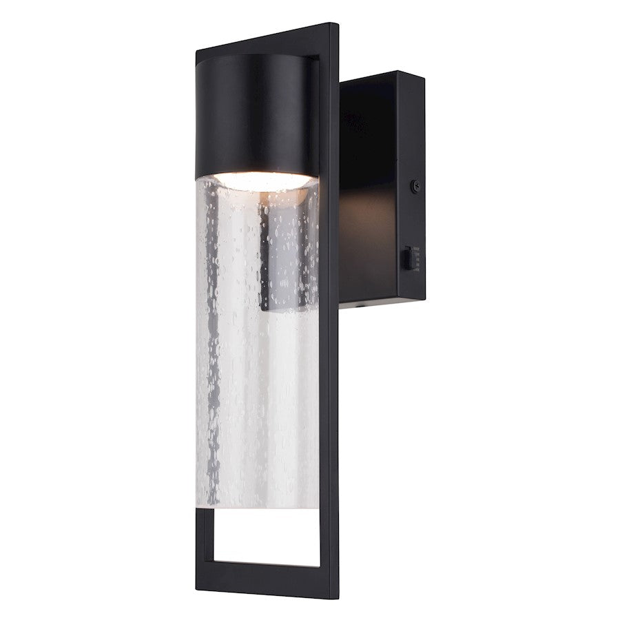 Vaxcel Sawyer 5" LED Outdoor Wall Light, Matte Black - T0743