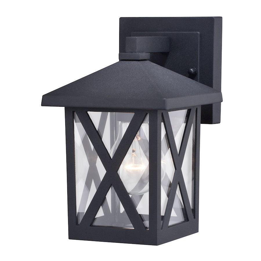 Vaxcel Rockford 5.5" Outdoor Wall Light, Textured Black - T0744