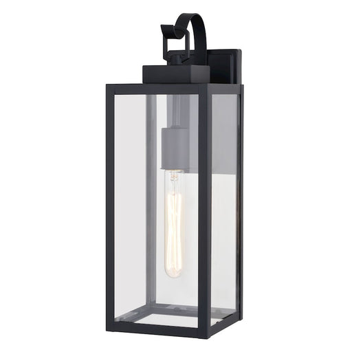 Vaxcel Clinton 6" Outdoor Wall Light, Matte Black - T0745