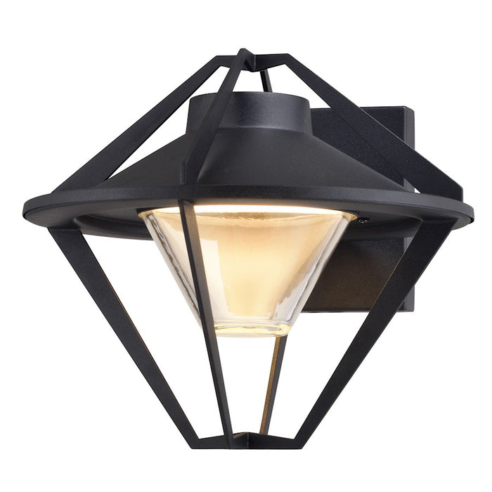 Vaxcel Jackson LED 9.5" Outdoor Wall Light, Textured Black - T0746