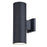 Vaxcel Chiasso LED 2 Light 13" H Outdoor Wall Light, Textured Black - T0747