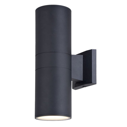 Vaxcel Chiasso LED 2 Light 13" H Outdoor Wall Light, Textured Black - T0747