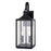 Vaxcel Old Town 2 Light 7"W Outdoor Wall Light, Black/Clear Glass - T0764
