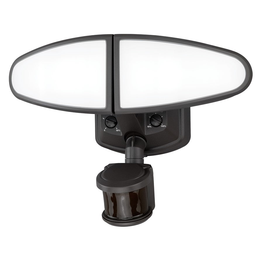 Vaxcel Palatine 2Lt 12"LED Outdoor Motion Sensor/Emerg Backup, Bronze - T0783