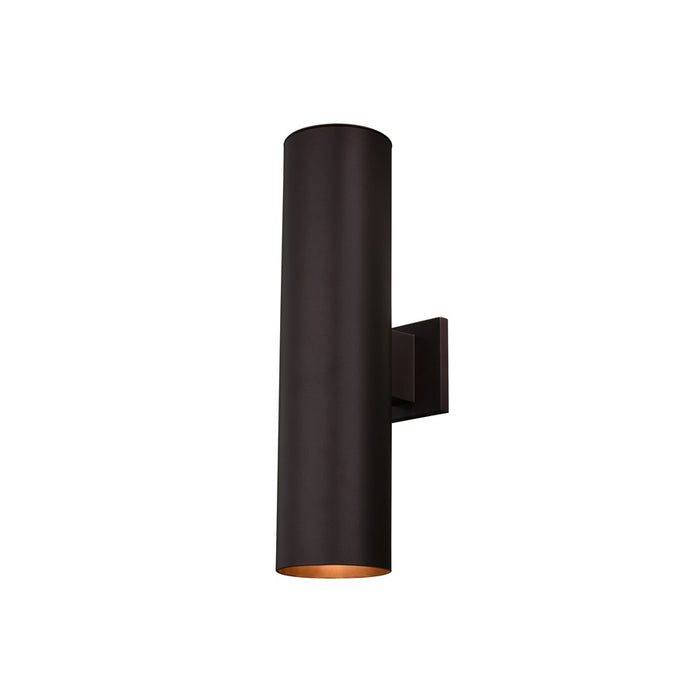 Vaxcel Chiasso 2 Light 20"H Outdoor Wall Light, Deep Bronze/Brown - T0790