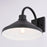 Vaxcel Highland Park 11.25" Outdoor Wall Light Matte Black/White