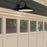 Vaxcel Highland Park 17" Outdoor Wall Light Matte Black/White