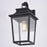 Vaxcel Irving Park 13.75" H Outdoor Wall Light Textured Black