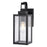 Vaxcel Clinton 13.75" H Outdoor Wall Light, Matte Black - T0808