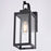 Vaxcel Clinton 13.75" H Outdoor Wall Light, Matte Black