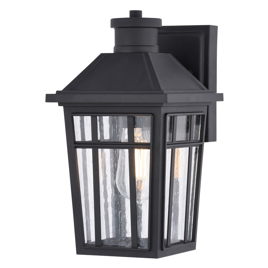 Vaxcel Garfield Park 12.25" H Outdoor Wall Light, Textured Black - T0814