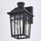 Vaxcel Garfield Park 12.25" H Outdoor Wall Light, Textured Black