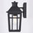 Vaxcel Garfield Park 12.25" H Outdoor Wall Light, Textured Black