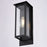 Vaxcel Burr Ridge 14" H Outdoor Wall Light, Matte Black
