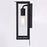 Vaxcel Burr Ridge 14" H Outdoor Wall Light, Matte Black