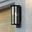 Vaxcel Burr Ridge 14" H Outdoor Wall Light, Matte Black