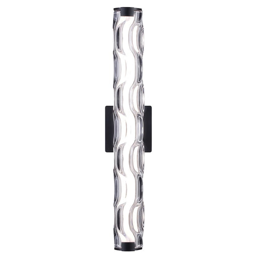 Vaxcel Marseille 24" LED Vanity, Matte Black - W0429