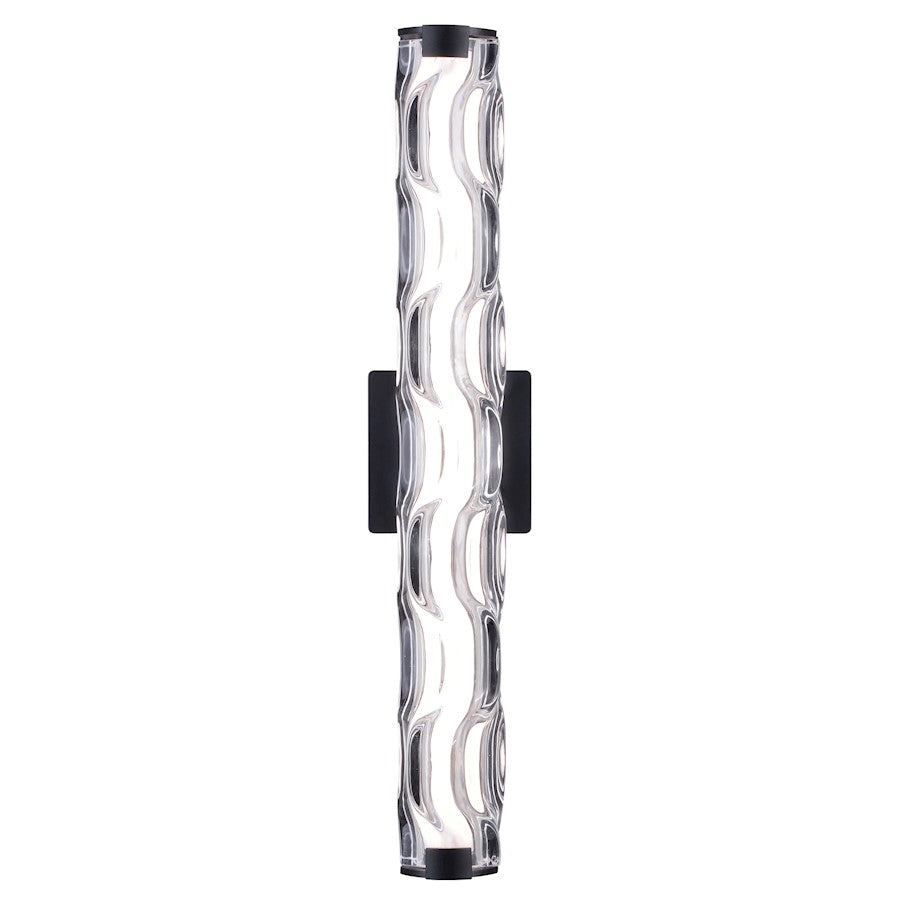 Vaxcel Marseille 24" LED Vanity, Matte Black - W0429